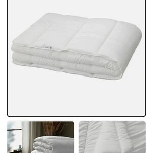 NWOT IKEA SAFFORT Light Weight/Warmth White Comforter